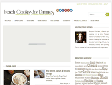 Tablet Screenshot of frenchcookingfordummies.com
